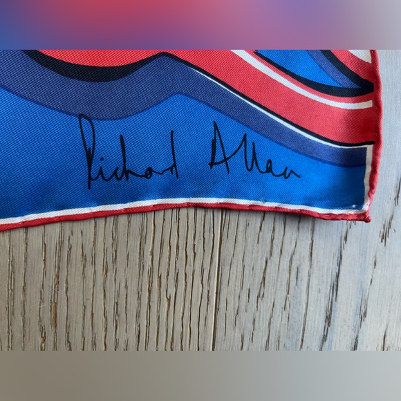 Richard Allan Silk Scarf - Picture 2 of 4